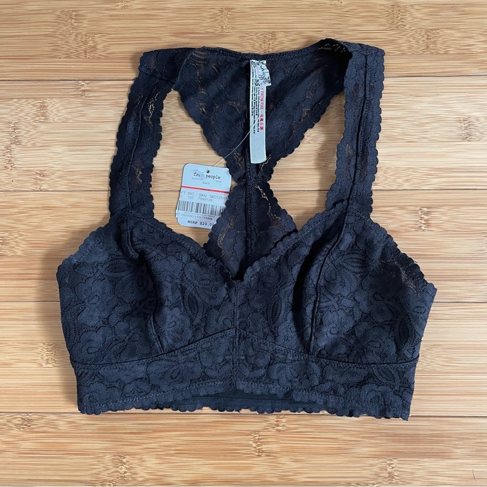 NWT Free People Galloon Lace Bralette